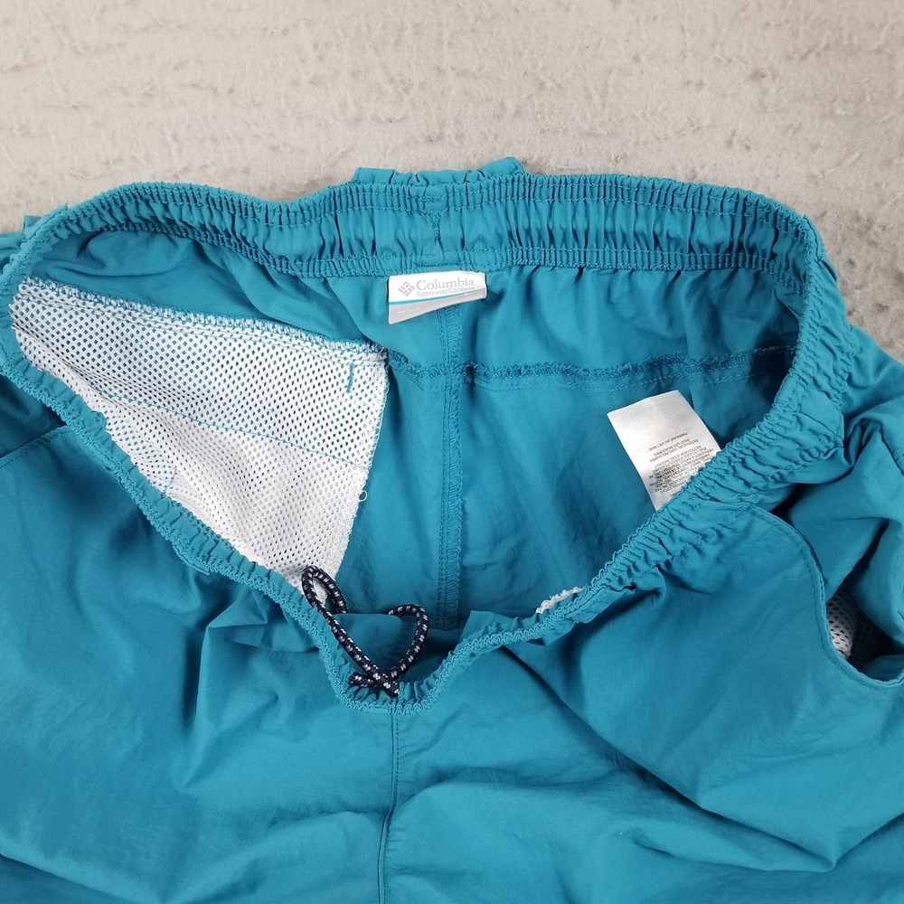 Columbia Shorts Mens Large Blue Swim Trunks Quick Dry Elastic Waist Outdoor fish - Picture 12 of 16